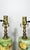 1939 Loevsky & Loevsky Hand-Painted Floral Cylinder Lamps - a Pair For Sale - Image 9 of 12