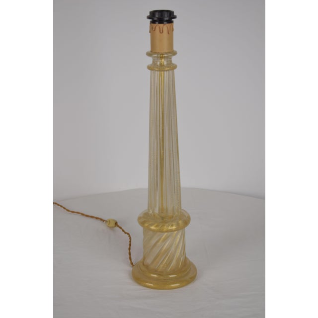 Vintage Murano Gold Lamp, 1960 For Sale - Image 14 of 14