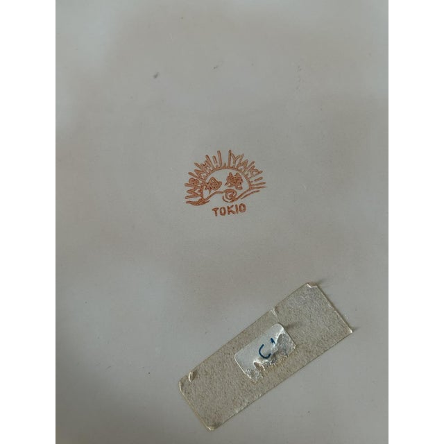 Ceramic Satsuma Ceramic Plate, Japan, 1920s For Sale - Image 7 of 9