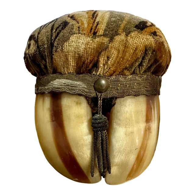 Antique Bovine Pin Cushion For Sale