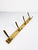 Mid-Century Gilt Metal Wall Coat Rack with 4 Hooks, 1960s For Sale - Image 17 of 18