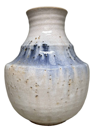 Hagi Yaki Ikebana Flower Vase, Japan, 1970s