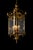 Classical Lantern Brass Glass Gold Pendant Lighting Lanterne For Sale - Image 4 of 9
