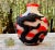 Glass Antique Peking Glass Black Red Double Overlay Dragon Snuff Bottle For Sale - Image 7 of 12