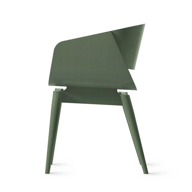Contemporary 4th Armchair Color in Green by Almost For Sale - Image 3 of 5