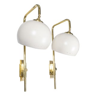 Pair of mid-century style articulated sconces For Sale