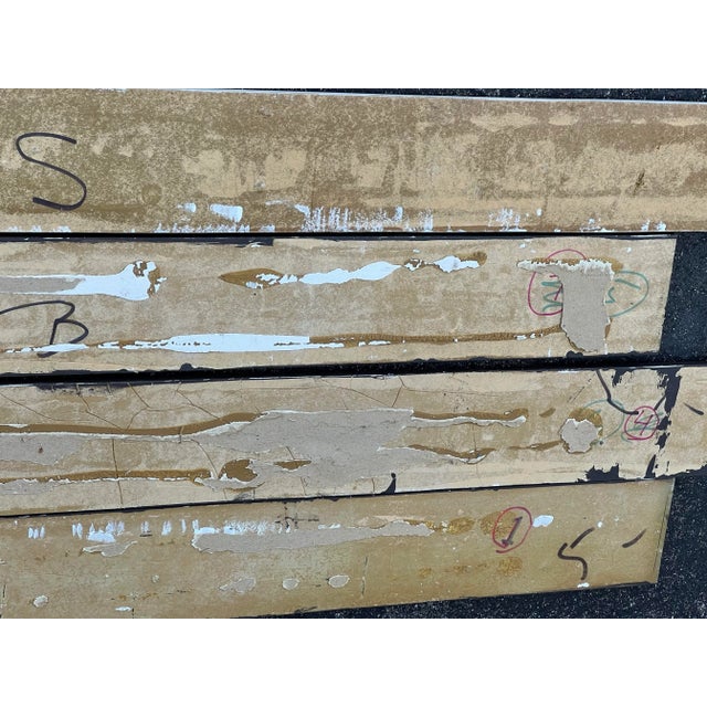 Vintage Greek Key Architectural Frieze Molding – Neoclassical Black & Gold Trim Panels – Hollywood Regency Wall Decor For Sale - Image 9 of 12