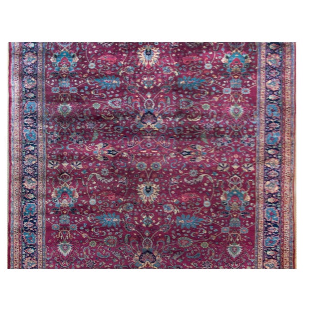 Textile Early 20th Century Turkish Sparta Rug For Sale - Image 7 of 15