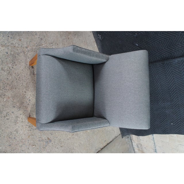 4 Ralph Lauren Traditional Ash Grey Lauren Studio Modern Dining Game Arm Chairs For Sale - Image 9 of 11