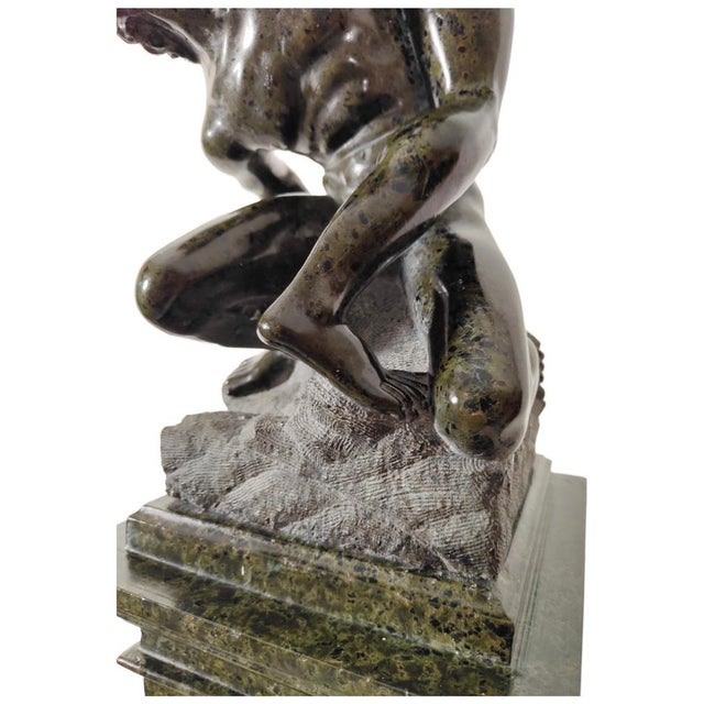 Abduction of Sabine, 19th Century, Serpentine Sculpture For Sale - Image 12 of 14