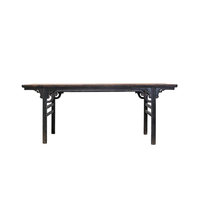 86" Long Antique Chinese Painting Table For Sale - Image 14 of 14