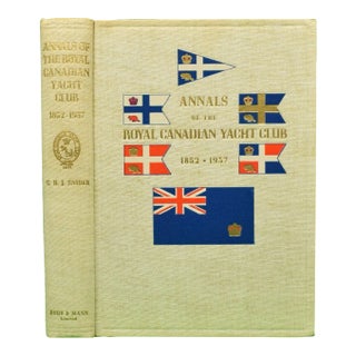 "Annals of the Royal Canadian Yacht Club 1852-1937" Snider, c.h.j. [Club Archivist] For Sale
