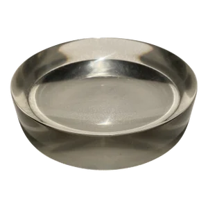 1960s Ward Bennett for Salviati Vide-Poche Clear, Concave, Signed
