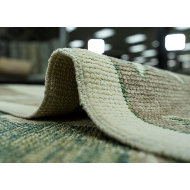 Textile Turkish Oushak Rug 9'5" x 12' #20140 For Sale - Image 7 of 8