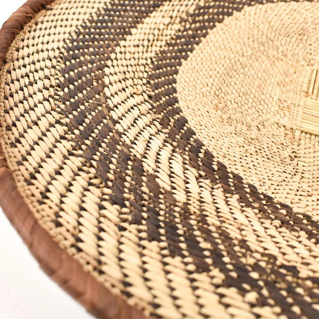 African Early 20th Century Tonga Binga Basket 19 Inch For Sale - Image 3 of 7