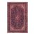 Shabby Chic Persian Tabriz Blue/Red Wool Rug - 9'6'' X 13'7'' For Sale