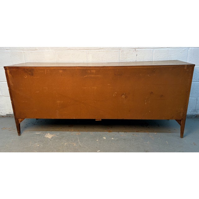 Mid 20th Century Modern Nine Drawer Dresser For Sale - Image 9 of 12