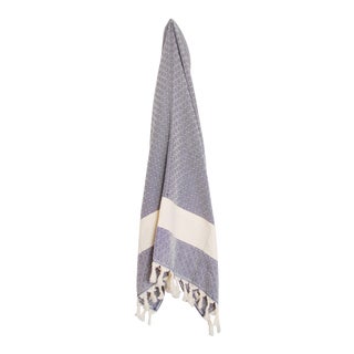 Turkish Dark Grey Hammam Towel For Sale