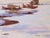 Contemporary Alonge by Hadley Rampton | Oil on Canvas Landscape with snow and sparse vegetation For Sale - Image 3 of 4
