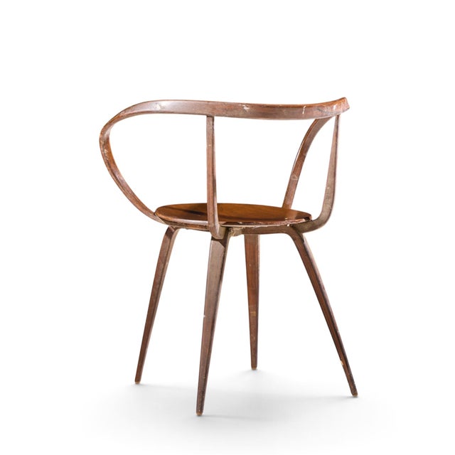 Mid 20th Century George Nelson for Herman Miller Model 5890 Mid Century Pretzel Dining Chair For Sale - Image 5 of 9