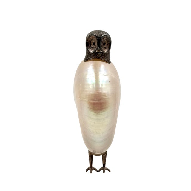 1970s Gabriella Binazzi, Owl Sculpture, 1970s, Metal For Sale - Image 5 of 15