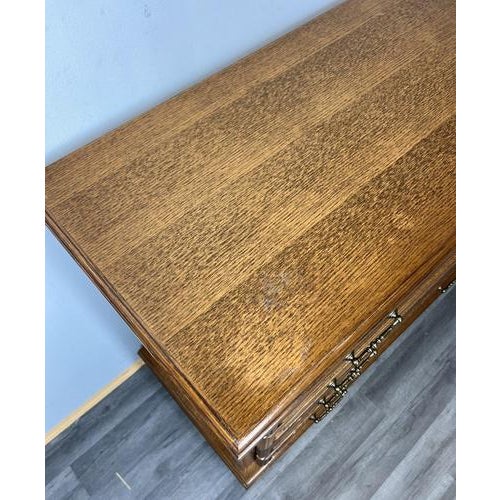 Vintage French Chest of 4 Drawers with Brass Handles For Sale - Image 14 of 16