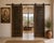 Antique Indian Carved Teakwood and Iron Door, the frame with decorative nailheads, a carved center style with brass...