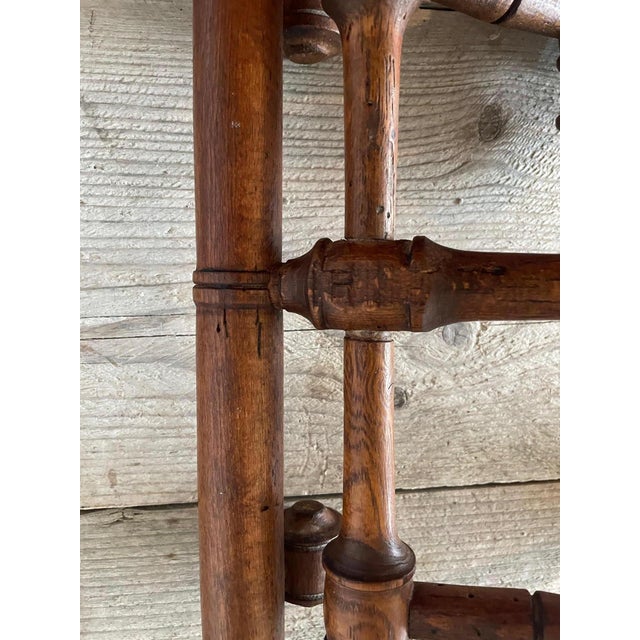 Wood Antique Wooden Coat Rack, 1890s For Sale - Image 7 of 10