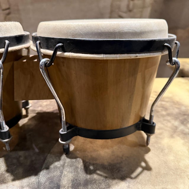 For your consideration, a set of LP (Latin Percussion) CP Traditional Bongos in a natural wood finish. Constructed from...
