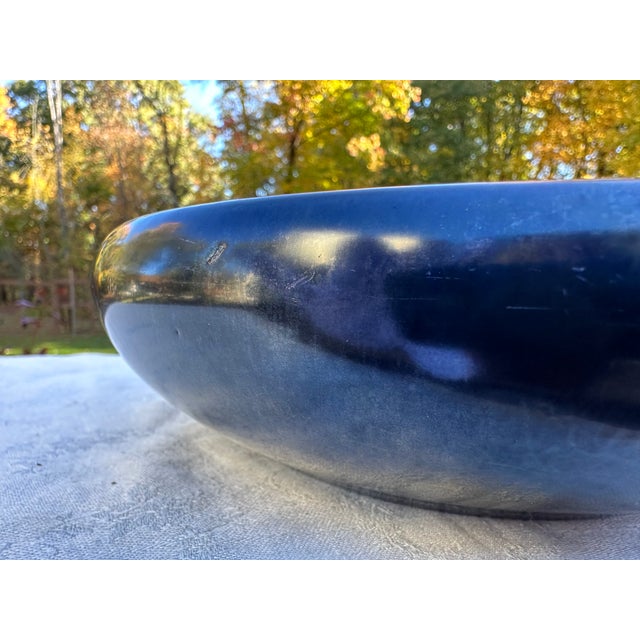 Arts & Crafts New Hampshire Pottery Rare Gunmetal Glaze Bowl For Sale - Image 10 of 13