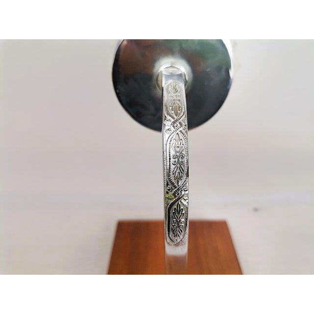 Metal Portuguese Rustic Wood and Glass Sconce, 1950s For Sale - Image 7 of 10