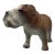 Leather Clad Bulldog Figure. 2 of 2 For Sale