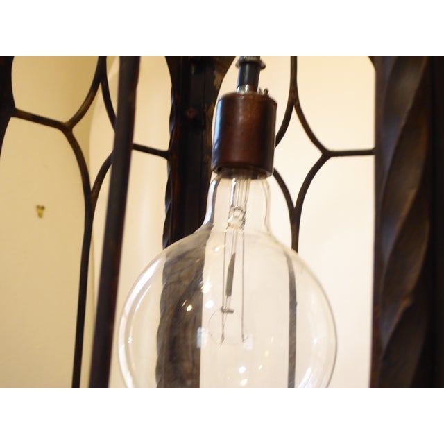 Gothic Antique Gothic Style Iron Lantern For Sale - Image 3 of 4