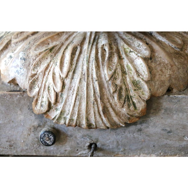 Vintage Italian Carved Wood Pineapple Table Lamps — Pair For Sale - Image 12 of 18