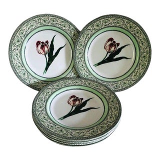 90s Royal Horticultural Applebee Collection Salad Plates- Set of 6 For Sale