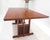 Late 20th Century Arts and Crafts Style Solid Teak Partner's Desk, Architectural Studio Made For Sale - Image 5 of 18