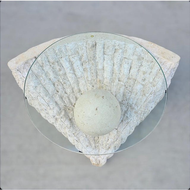 Mid Century Tessellated Stone & Glass Coffee Table For Sale - Image 10 of 12