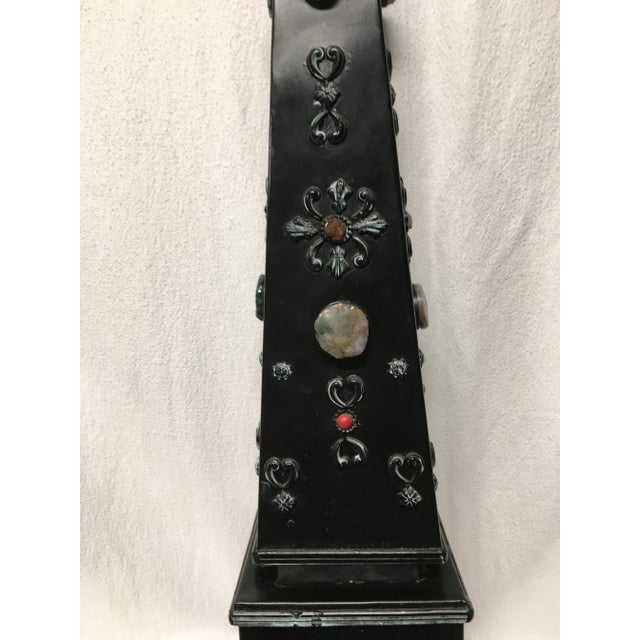 Transitional 1980s Egyptian Revival Obelisk For Sale - Image 3 of 10