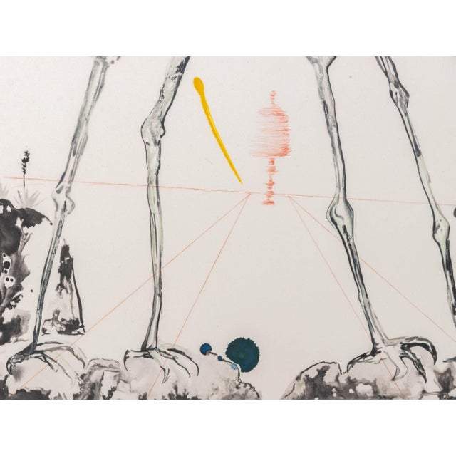 1970s Salvador Dali "Space Elephant" Etching, 1971 For Sale - Image 5 of 11