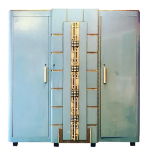 Most Extraordinary Modernist Art Deco Armoire