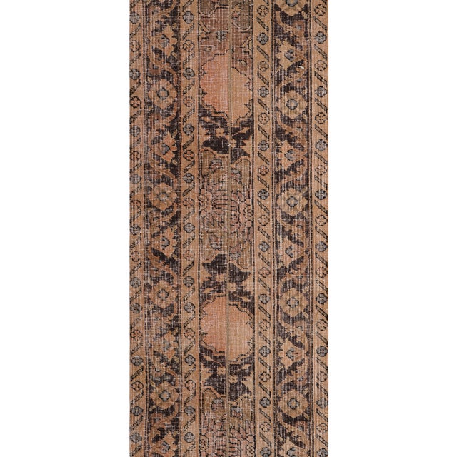 1960s 1960s Traditional Turkish Hand Knotted Vintage Long Runner Rug - Stair Carpet 1'8'' X 22'6'' For Sale - Image 5 of 10
