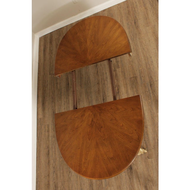 1960s Henredon French Provincial Style Expandable Dining Table For Sale - Image 5 of 12