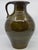 Olive Green Ceramic Pitcher Vase from Saint Clément, France, 1960 For Sale - Image 11 of 11