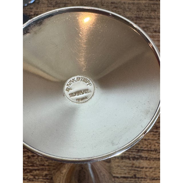 Metal Vintage Kirk Stieff Silver-Plated Champagne Flutes - Spain, Set of 20 For Sale - Image 7 of 7