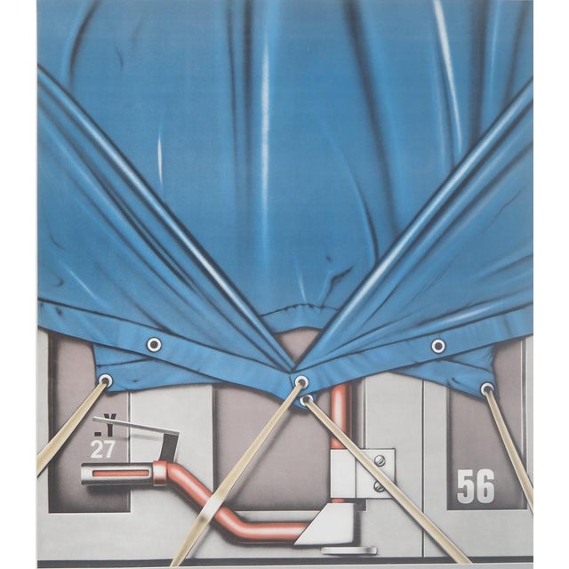 Peter Klasen (1935) Museum of Modern Art Original color lithograph poster On poster paper, 55 x 75 cm (approx. 22 x 30...