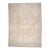 1970s Vintage Persian Handmade Wool Cotton Light Beige Area Rug For Sale