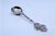 Metal Silver Souvenir Spoon with Coin-Shaped Shell and Coat of Arms Embossed Handle For Sale - Image 7 of 9