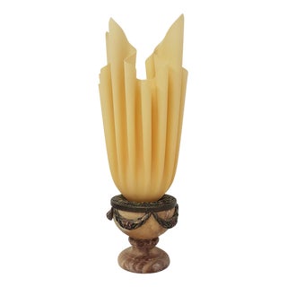 Modern Draped Torch Table Lamp by Georgia Jacob, France For Sale