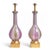 Mid-Century Modern Italian Blown Glass Table Lamps With Giltwood Bases, Pair For Sale In Atlanta - Image 6 of 6