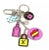 Brand: Louis Vuitton M63759 /DPO168 Hallmark: Louis Vuitton Material: silver plated metal Measurement: 6" long Charms...